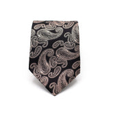 NOCTURNAL ORNATE TIE AND POCKET SQUARE SET